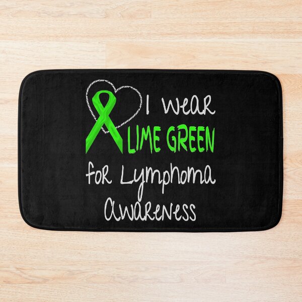 Item preview, I Wear Lime Green for Lymphoma Ribbon Awareness design designed and sold by nikkidawn74.