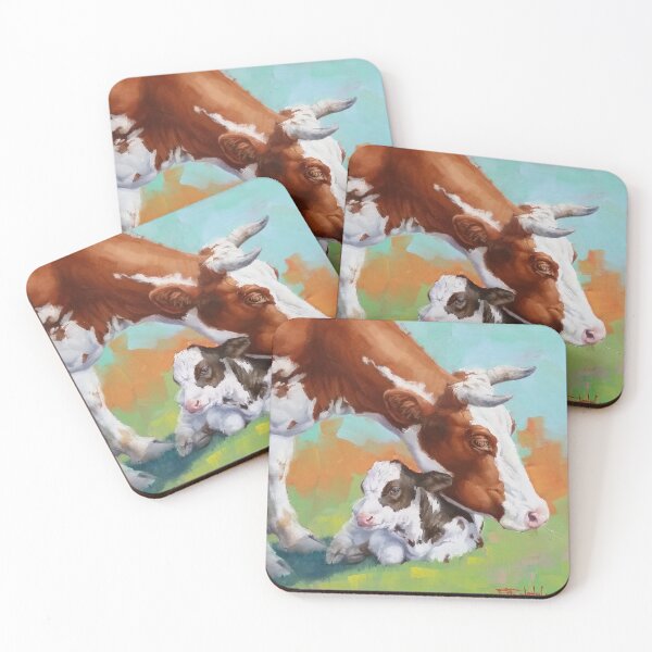 Item preview, Mama Cow And Calf designed and sold by Margaret Stockdale.