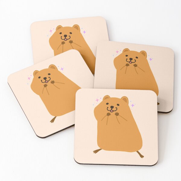 Item preview, Cute Happy Quokka with sparkles designed and sold by KTJoh.