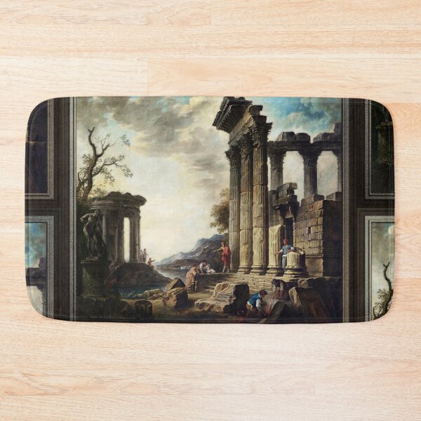 Item preview, Ruins Of An Ancient Temple On The Shore designed and sold by Xzendor7 Digital Art Creations.