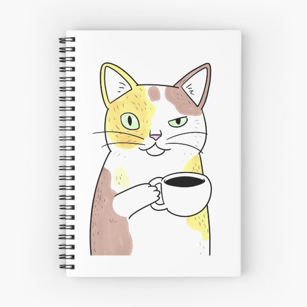 Artikelvorschau, Kaffee Katze entworfen und verkauft von Kittyworks.