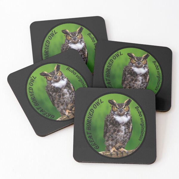 Item preview, Great Horned Owl - Bubo virginianus designed and sold by 28TEES.