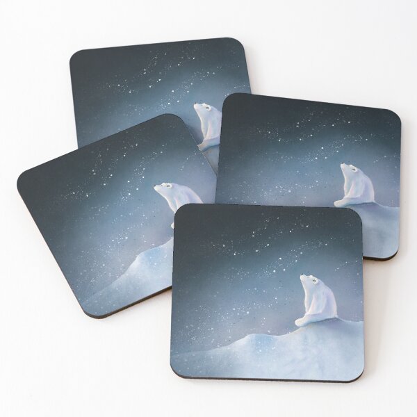 Item preview, Polar Bear Evening Snow designed and sold by studiohenson.