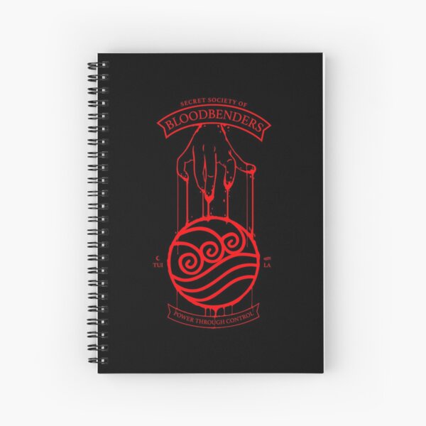 Bloodbender Secret Society Avatar-Inspired Design Spiral Notebook