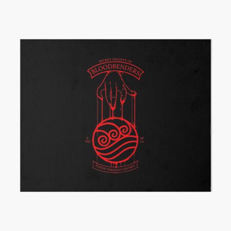 Bloodbender Secret Society Avatar-Inspired Design Art Board Print