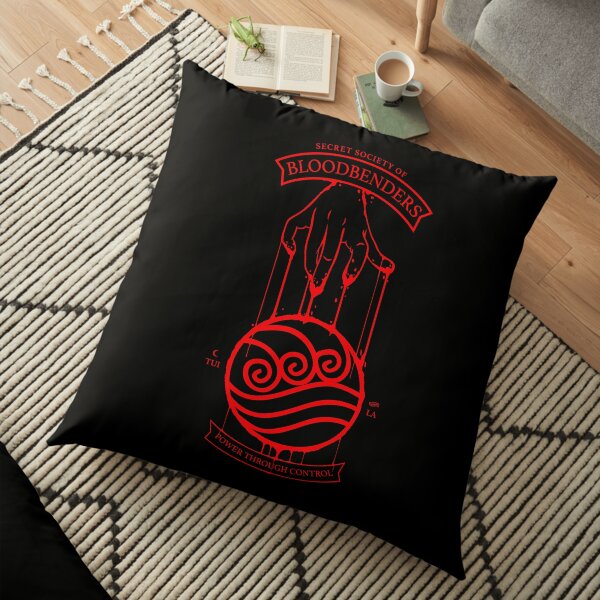 Bloodbender Secret Society Avatar-Inspired Design Floor Pillow