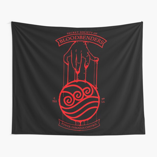 Bloodbender Secret Society Avatar-Inspired Design Tapestry