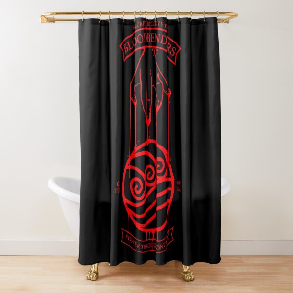 Bloodbender Secret Society Avatar-Inspired Design Shower Curtain