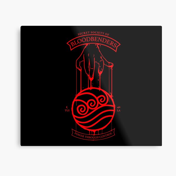Bloodbender Secret Society Avatar-Inspired Design Metal Print
