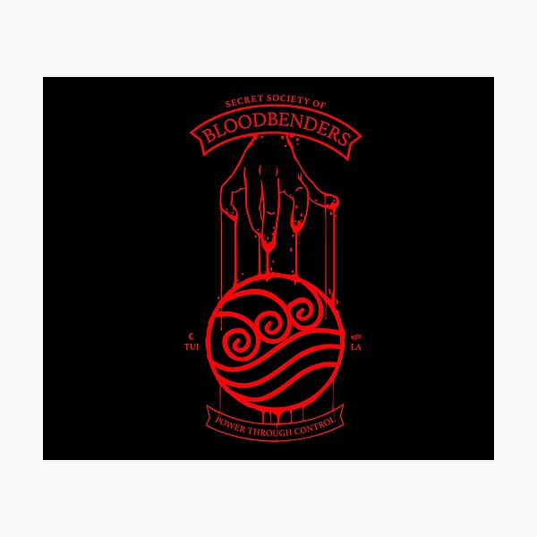 Bloodbender Secret Society Avatar-Inspired Design Photographic Print
