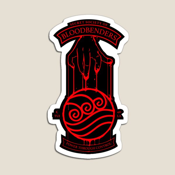 Bloodbender Secret Society Avatar-Inspired Design Magnet