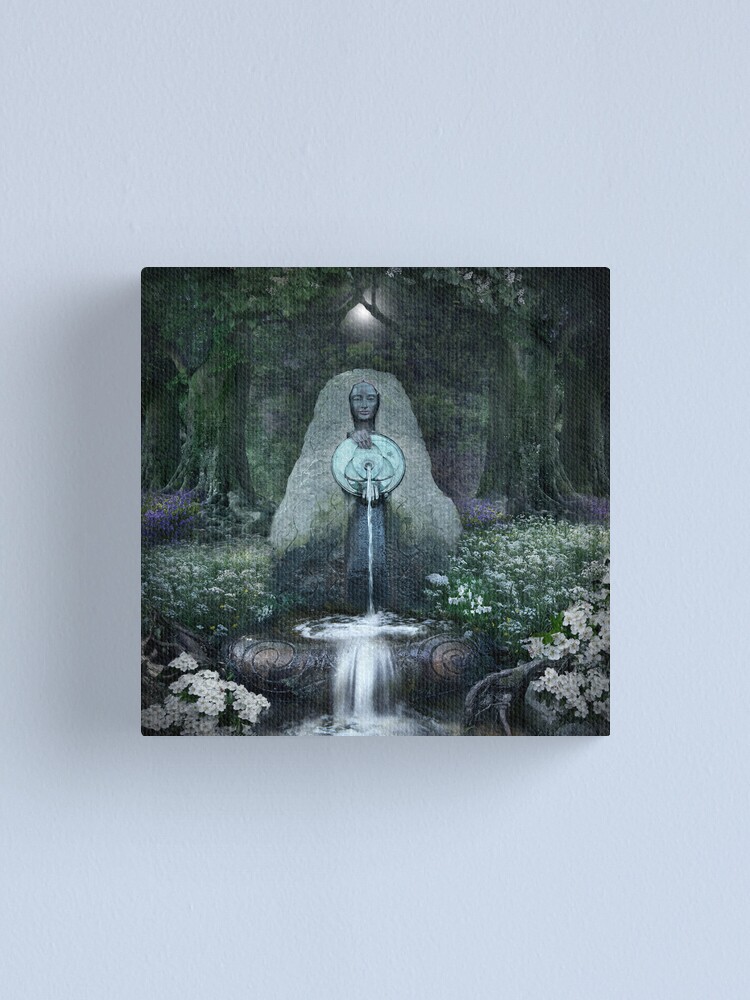 Alternate view of Beltane: Lady of the Sacred Well Canvas Print