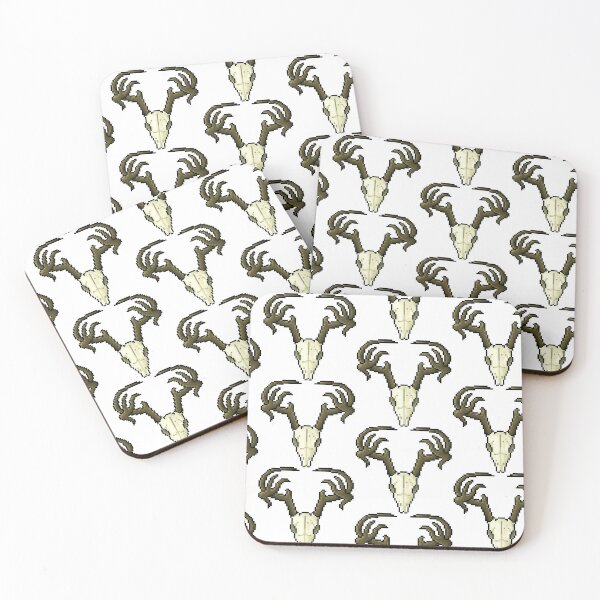 Item preview, Pixel Deer Skull designed and sold by Myntea.