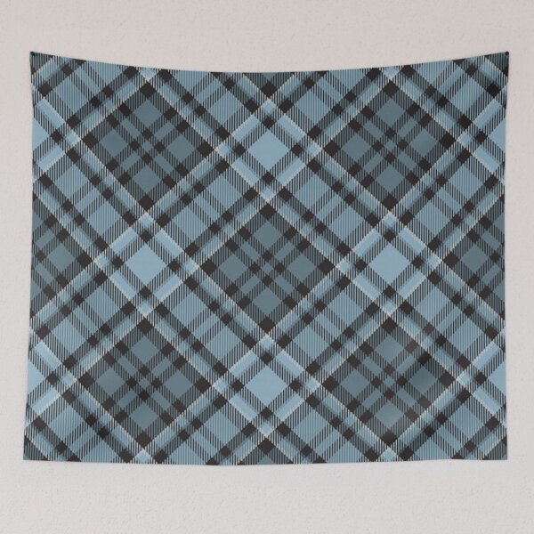 Item preview, Basic Traditional Blue Plaid designed and sold by pugmom4.