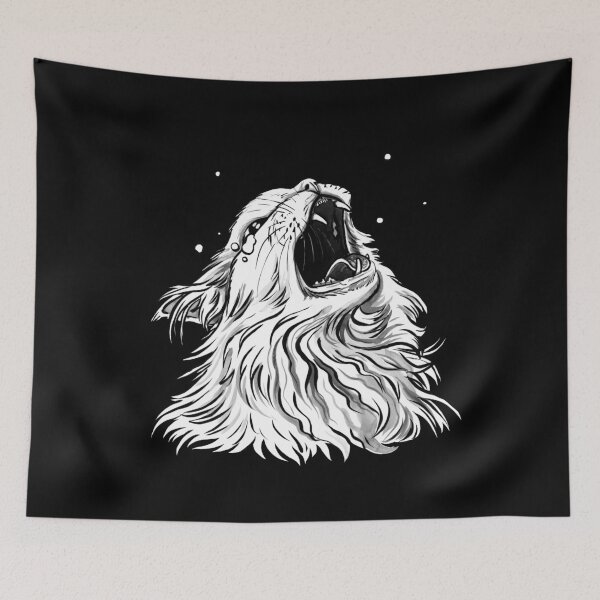 Item preview, Colors/Black Screaming Thurston Meme Cat designed and sold by Thurstonwaffles.