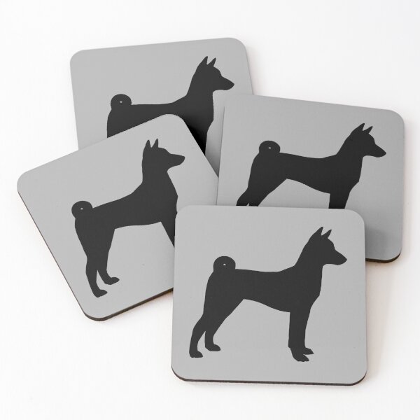 Item preview, Basenji Silhouette(s) designed and sold by Jenn Inashvili.