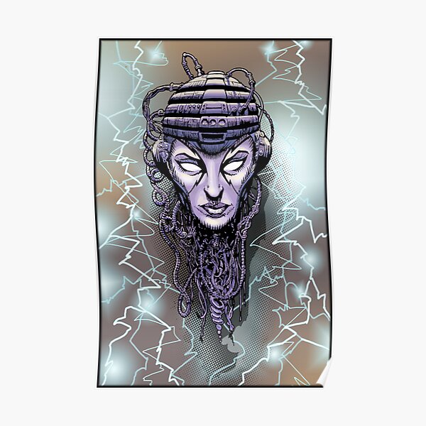 Disembodied print Poster
