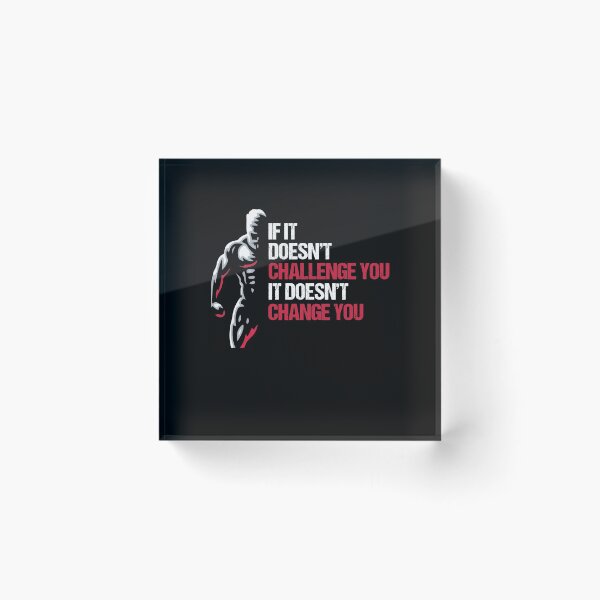 Item preview, Challenge Yourself Change Your New Year Resolution Exercise Gift designed and sold by Dressed For  Duty.