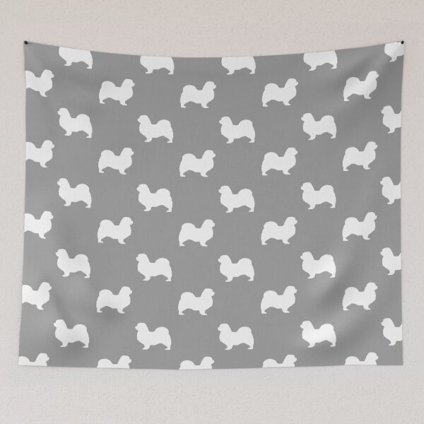 Item preview, Tibetan Spaniel Silhouette(s) designed and sold by Jenn Inashvili.