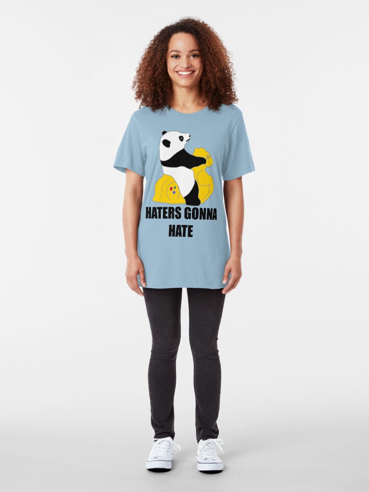 "Haters Gonna Hate Panda" Tshirt by Krydel Redbubble