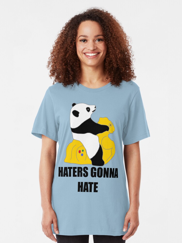 "Haters Gonna Hate Panda" Tshirt by Krydel Redbubble