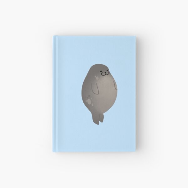 Cute Mochi Seal - Round seal standing Hardcover Journal