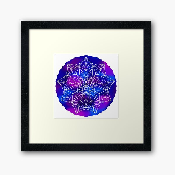 Colored Clouds Framed Art Print