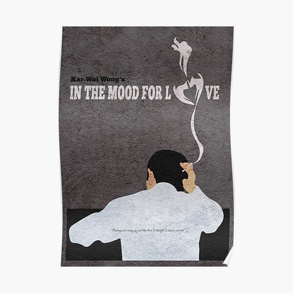 Dans le Mood for Love Minimaliste Affiche de film alternative Poster