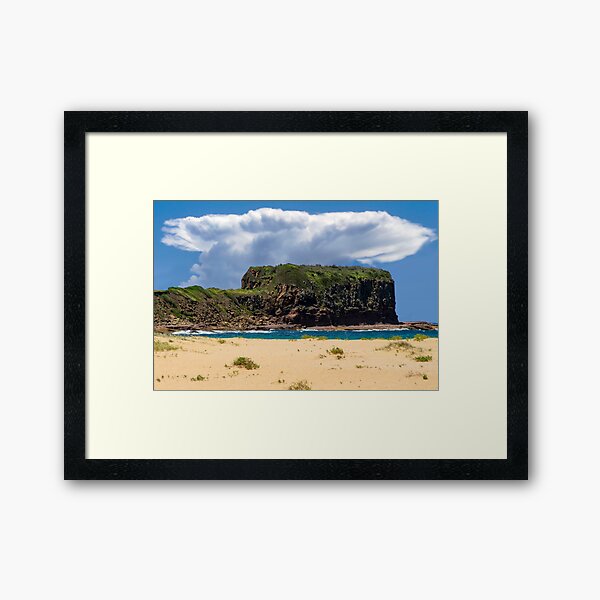 Bombo Headland Framed Art Print