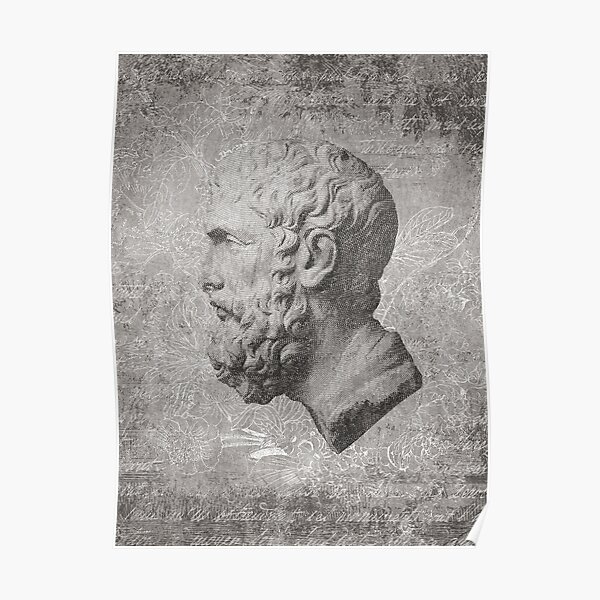 ANCIENT / Head of Epikouros Poster