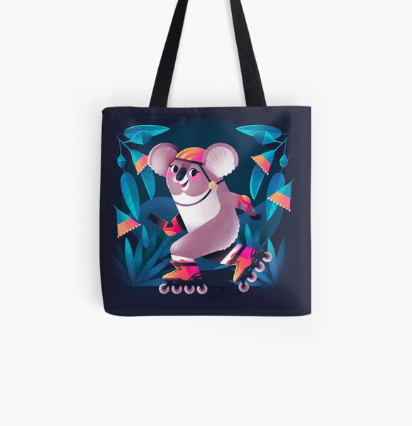 Koala is Super Rad All Over Print Tote Bag