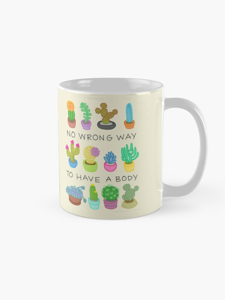 Alternate view of No Wrong Way to Have a Body Coffee Mug
