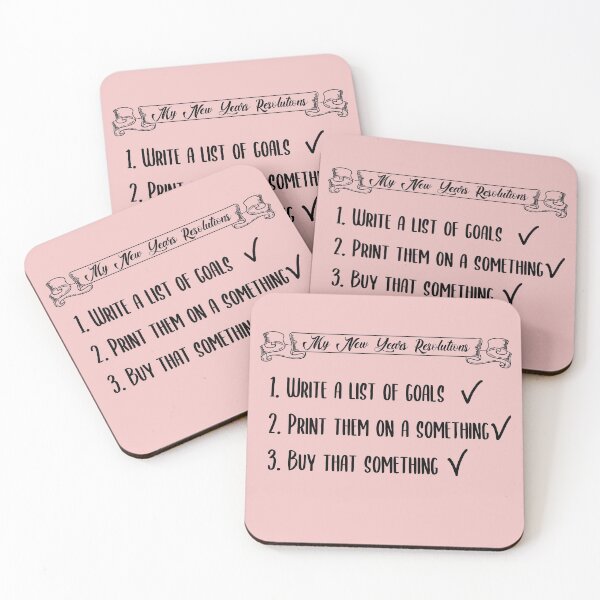 Item preview, New Year Resolutions designed and sold by ChuArts.