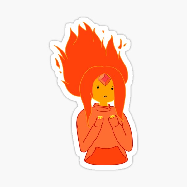 Flame Princess Stickers Redbubble