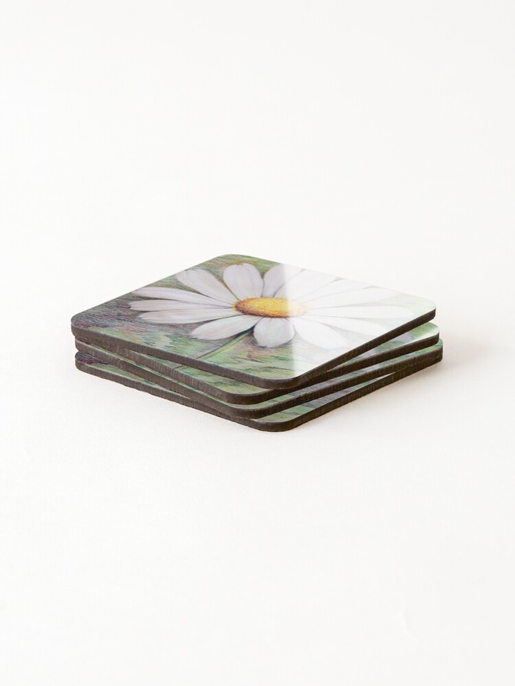 Thumbnail 4 of 5, Coasters (Set of 4), Daisy designed and sold by Evone.