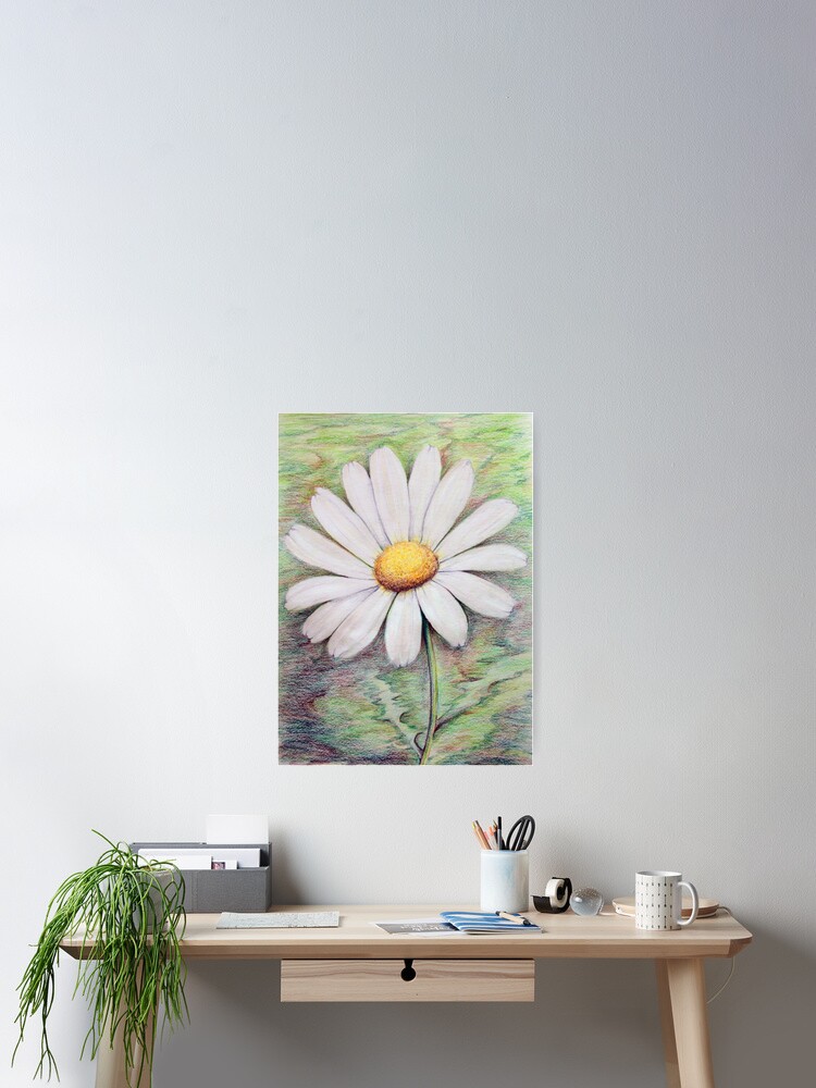 Thumbnail 2 of 3, Poster, Daisy designed and sold by Evone.