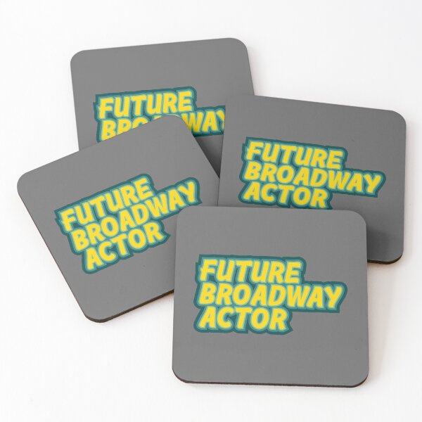 Item preview, Future Broadway Actor Typography - Yellow & Green designed and sold by MOREDANKMEMES.