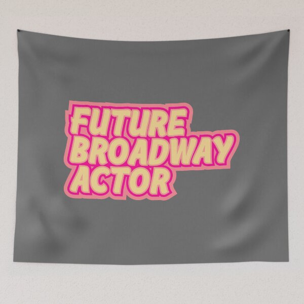 Item preview, Future Broadway Actor Typography - Pink & Yellow designed and sold by MOREDANKMEMES.