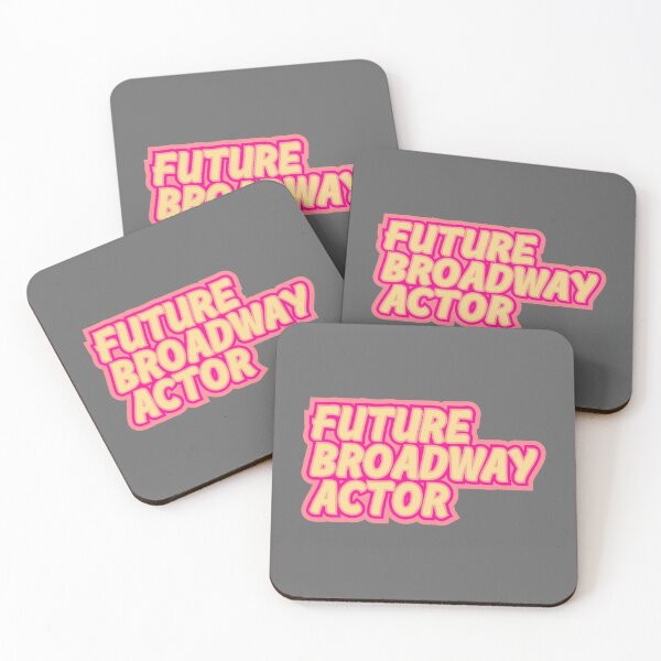 Item preview, Future Broadway Actor Typography - Pink & Yellow designed and sold by MOREDANKMEMES.