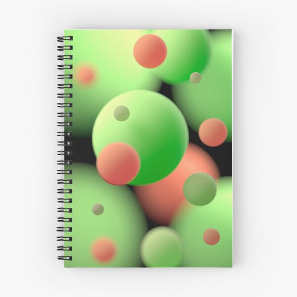 Item preview, Floating green and orange balls designed and sold by lathspell.