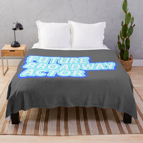 Item preview, Future Broadway Actor Typography - Ice Blue designed and sold by MOREDANKMEMES.