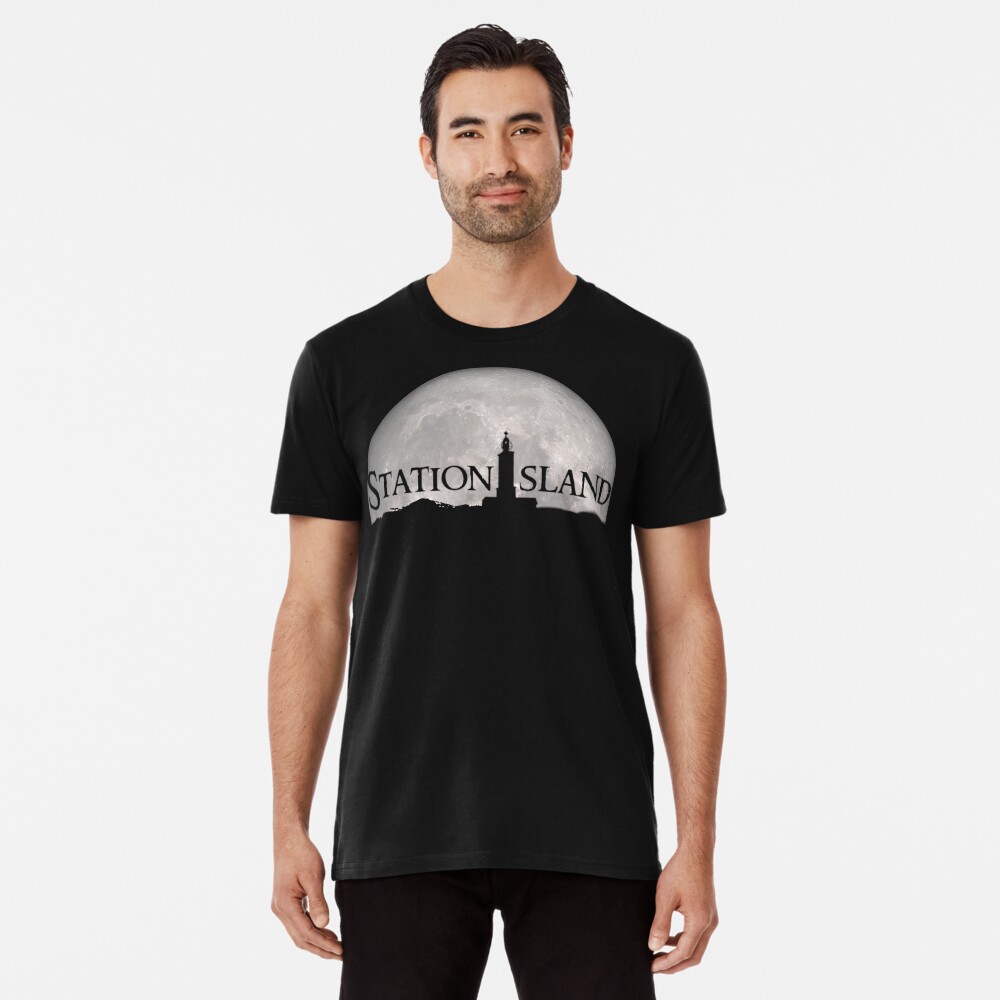 Station Island - Moon Design Premium T-Shirt