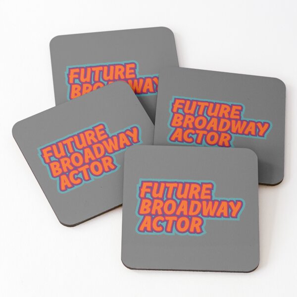 Item preview, Future Broadway Actor Typography - Orange, Navy Blue and Green designed and sold by MOREDANKMEMES.