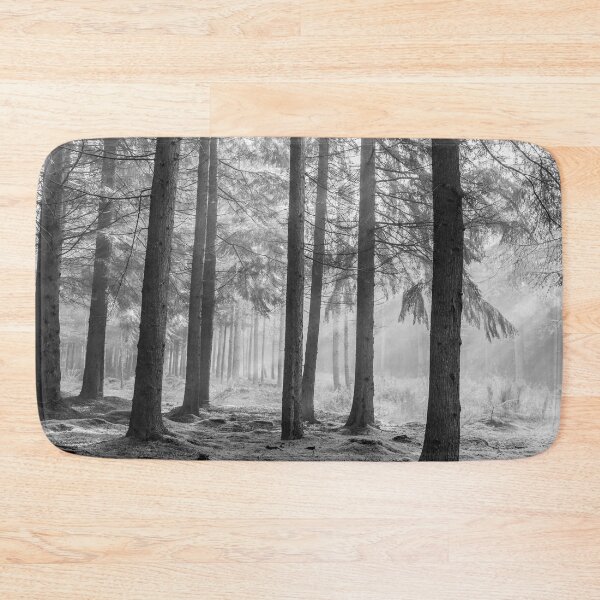 Item preview, Black and white contrast forest - North Kessock, Highlands, Scotland designed and sold by NatureSight.