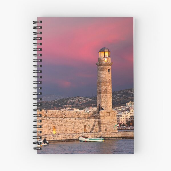 Item preview, The lighthouse of Rethimno & Psiloritis mountain designed and sold by Hercules Milas.