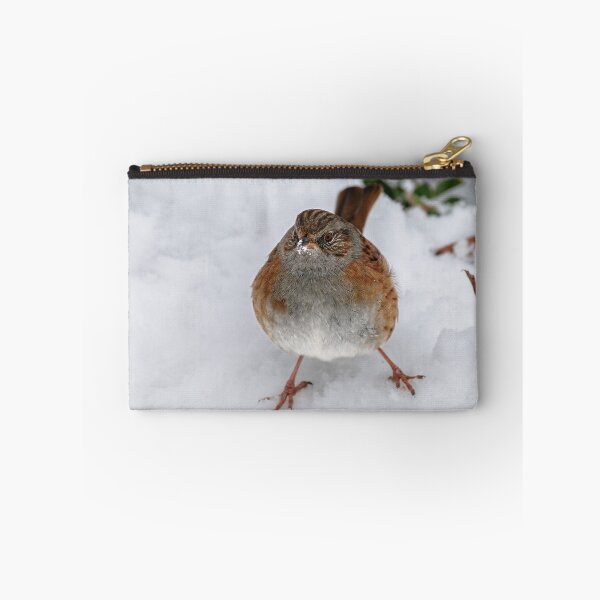 Item preview, Dunnock in snow, County Kilkenny, Ireland designed and sold by AndrewJonesFoto.