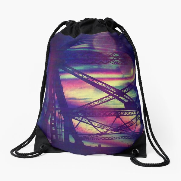 bridgeglitch Drawstring Bag