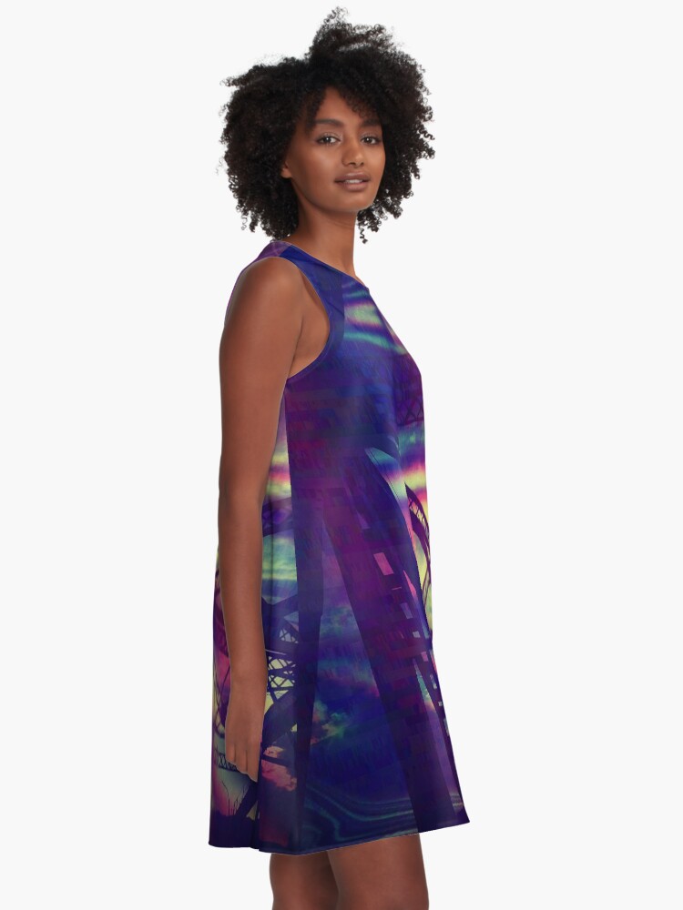 Alternate view of bridgeglitch A-Line Dress