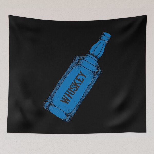 Item preview, Whiskey Bottle - Blue designed and sold by MOREDANKMEMES.