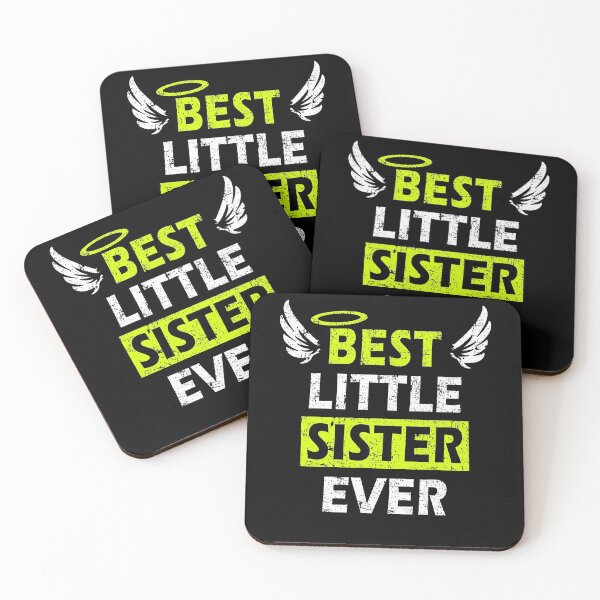 Item preview, Best Little Sister Ever - Perfect Gift Design with Wings designed and sold by Mfk Clothes.